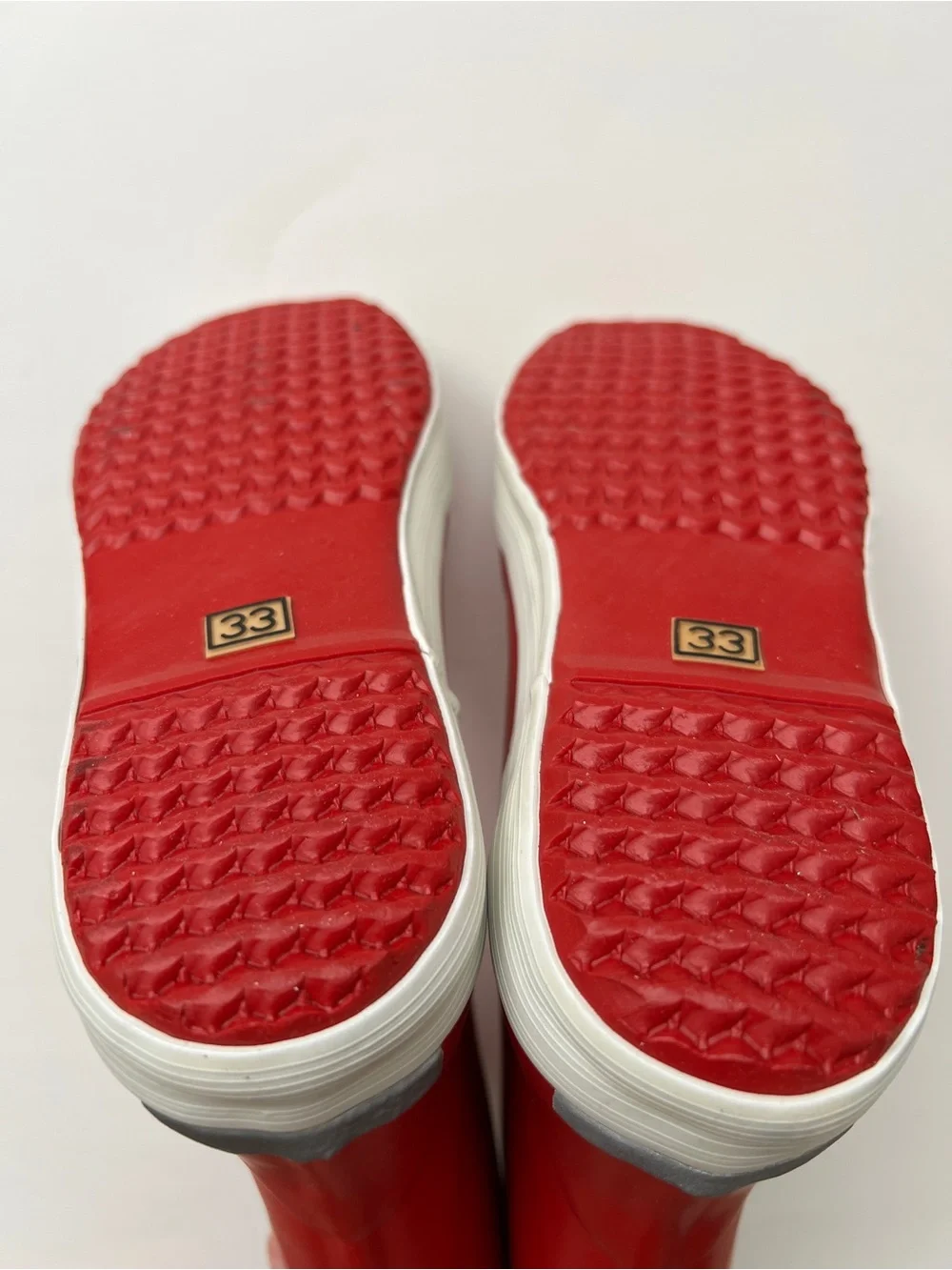 Kids Aigle Lolly Pop Boots in Rouge / Size EU 33